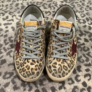 Cheetah print Golden Goose sneakers